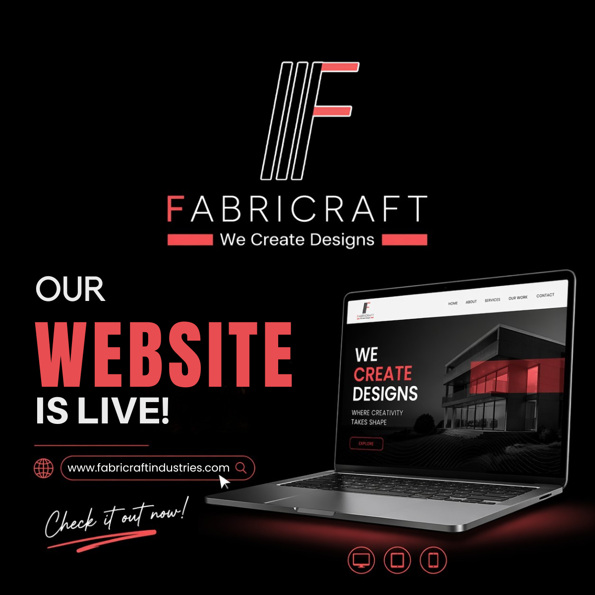 Fabricant website is live now